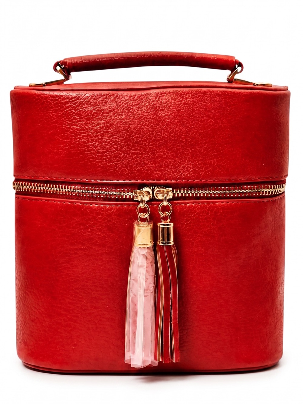 NWT Faux Leather Crossbody Handbag Purse with Tassels
